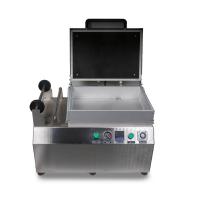 Ручной вакуумный пищевой скин-упаковщик HLV-300VST (глубина лотка 55 мм,2 лотка) Про