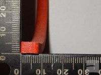 Профиль силиконовый красный для TPS Compact